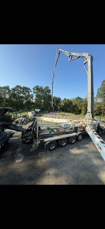 St. Croix Materials concrete pump truck